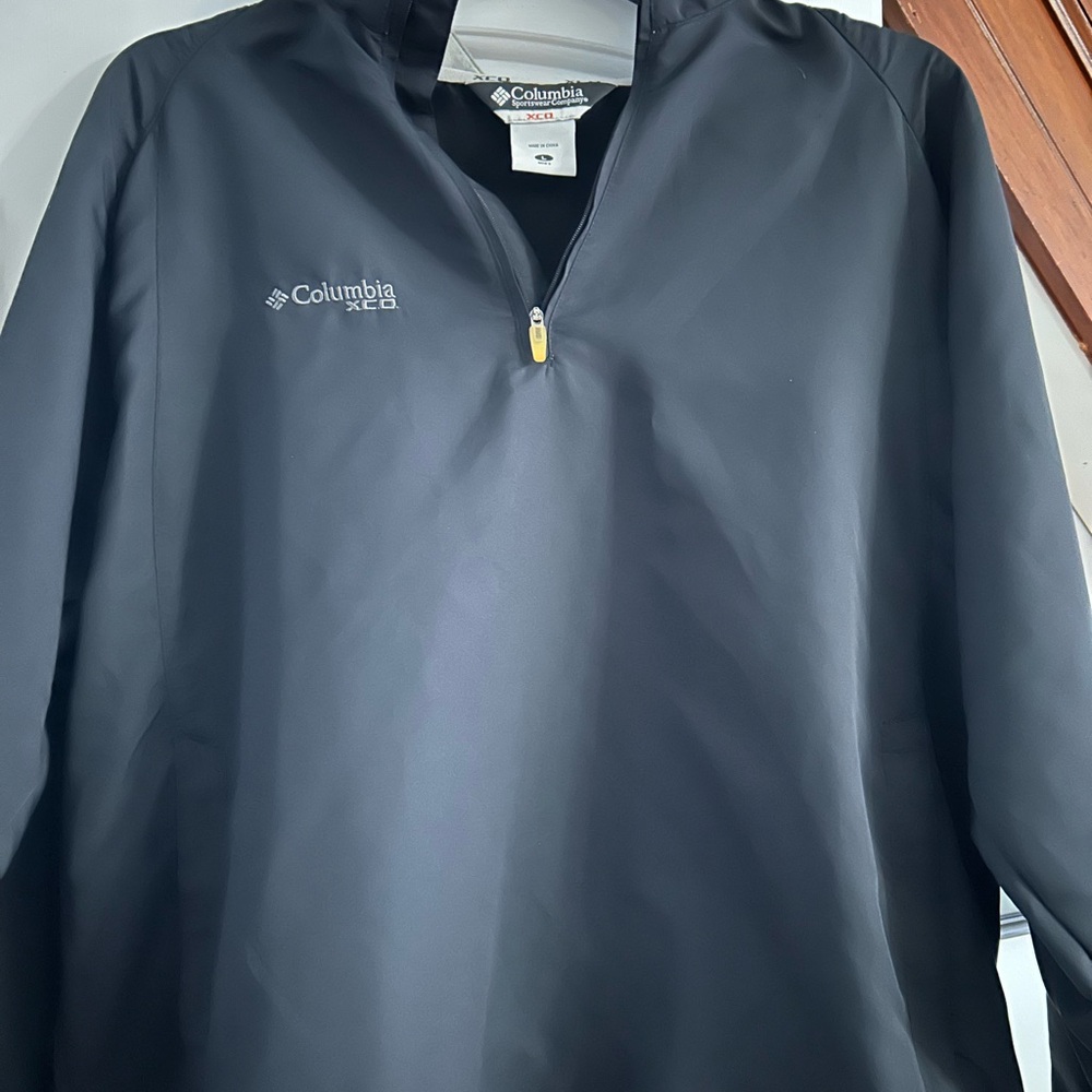 Columbia Black Half-Zip Jacket